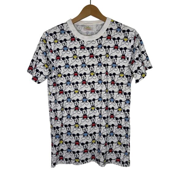 Hanna Andersson Adult Small Organic Cotton Disney Mickey Mouse Short John PJ Set - Picture 2 of 7